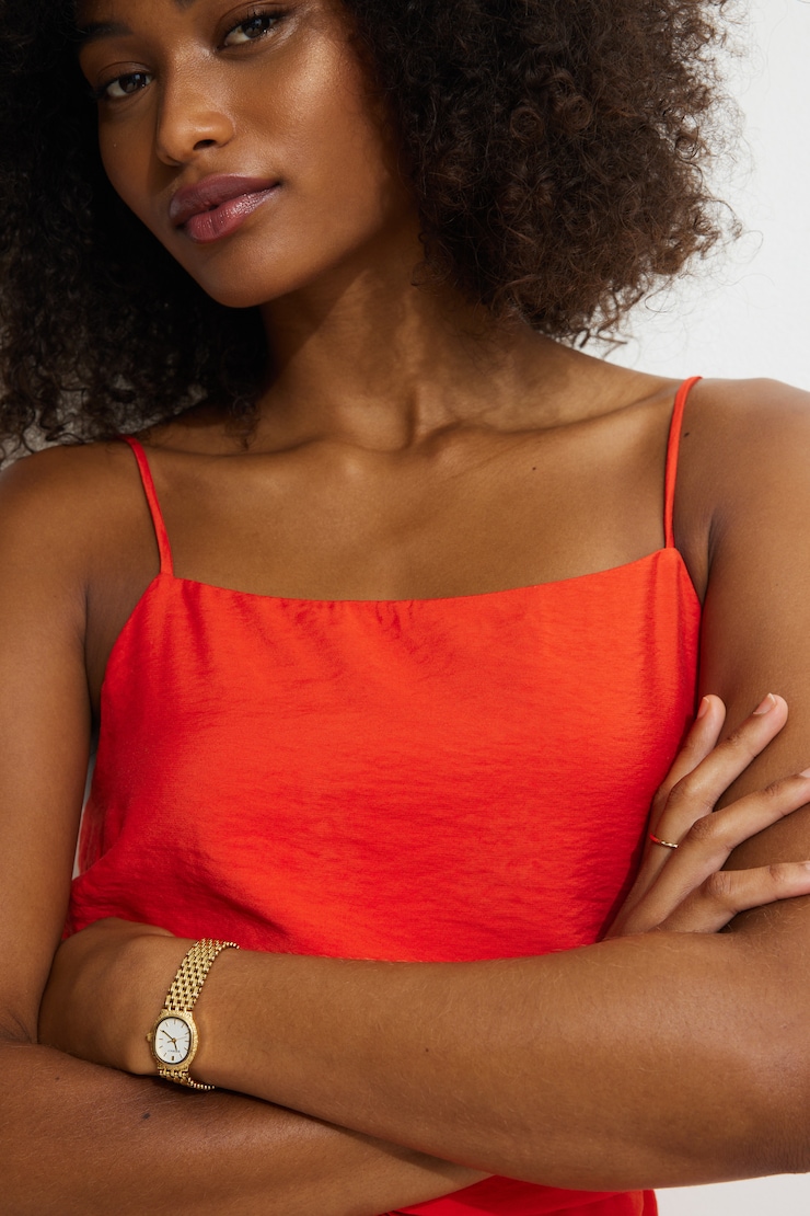 Asymmetric Back Tie Camisole