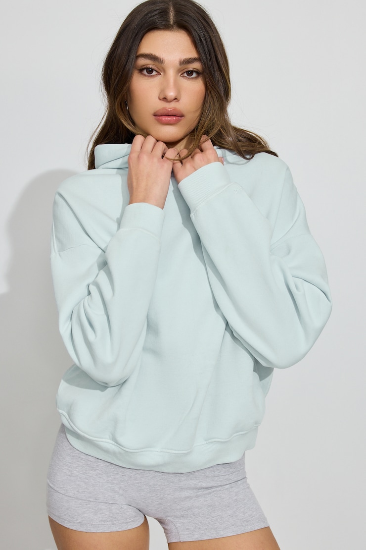 UltraFleece Hoodie, Washed Soft Blue, large