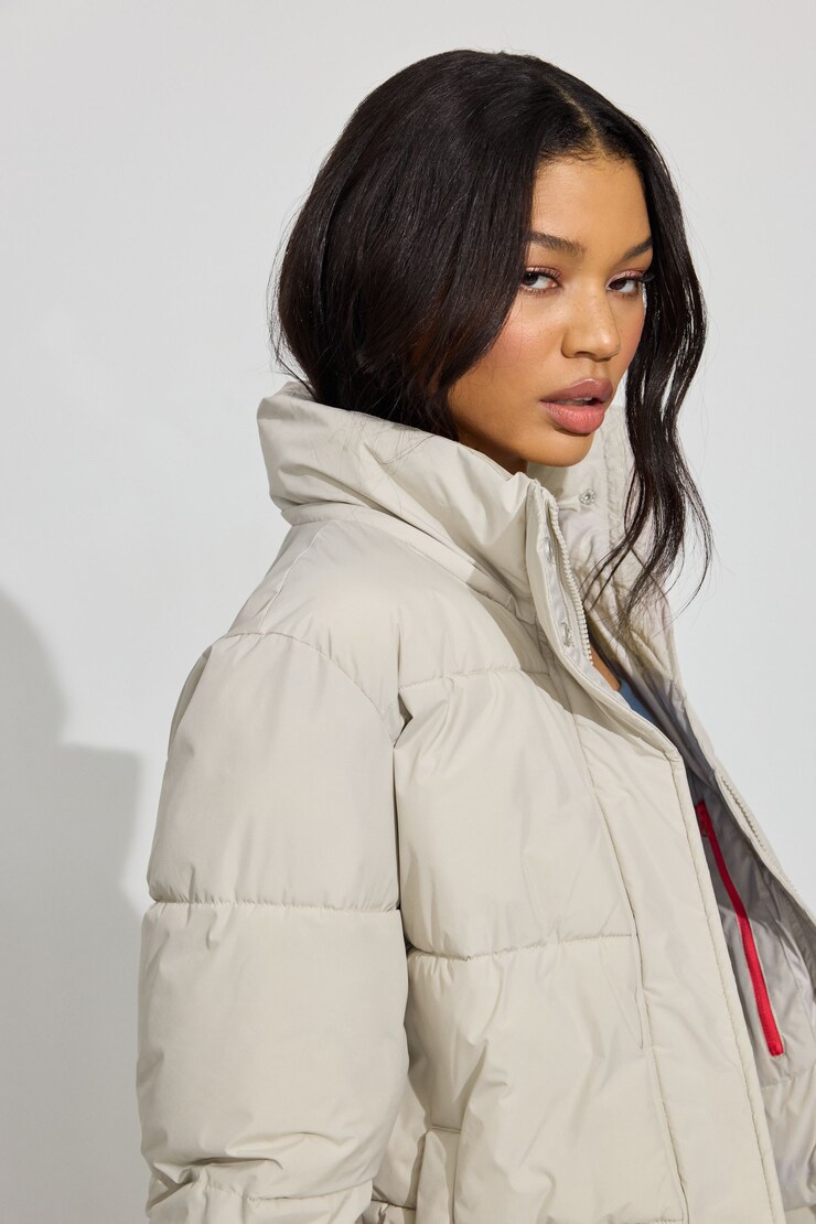 Perfect Puff Jacket, Soft Ivory Off-White, large