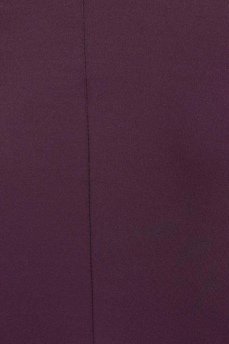 Deep V Maxi Dress Black Cherry large