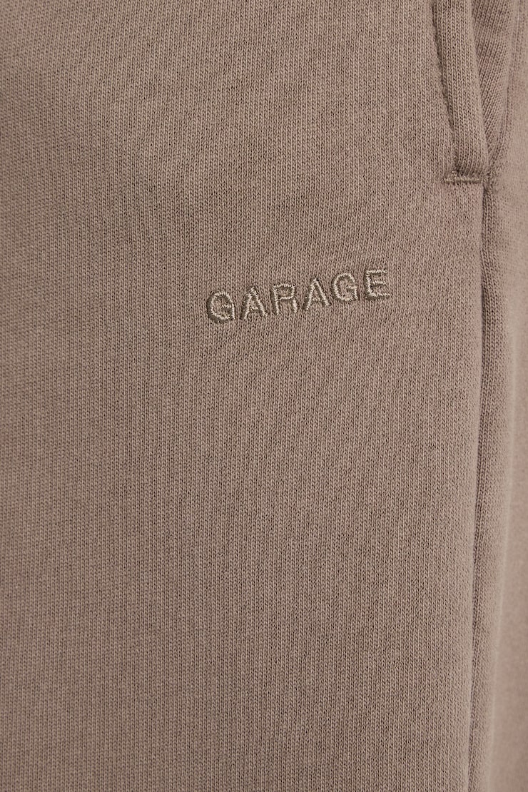 UltraFleece Boyfriend Sweatpants, Washed Wild Mushroom Brown, large