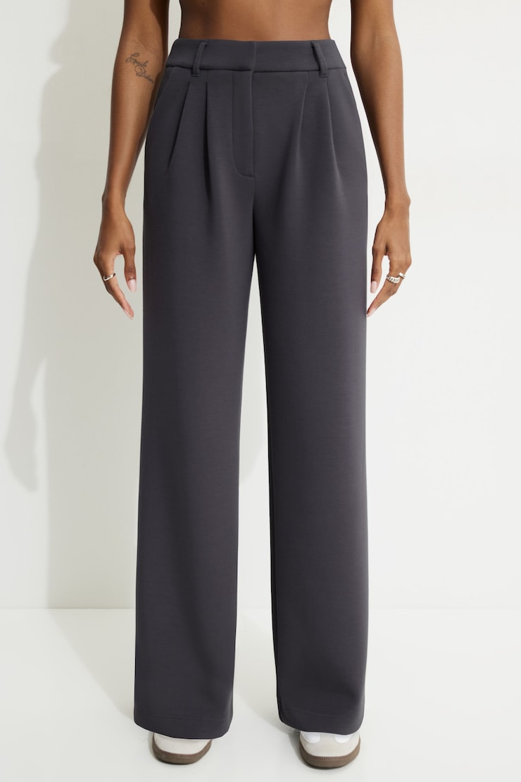 Alex Anywear Wide Leg Pants Lead gray large