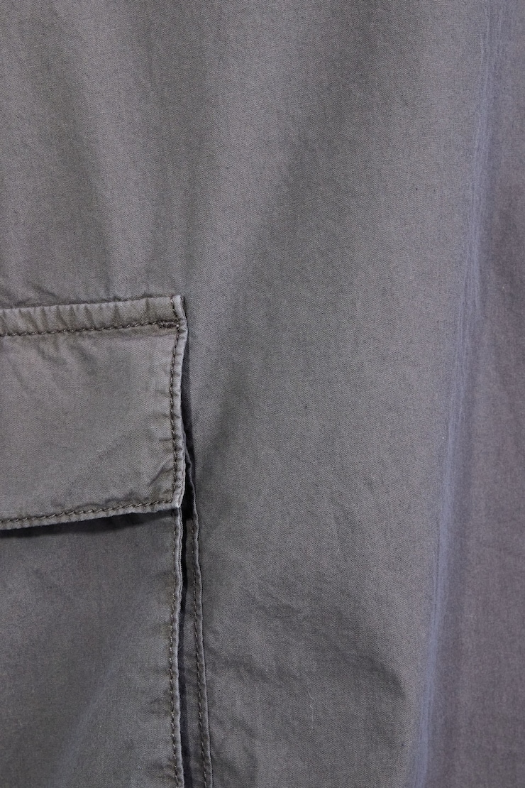 Poplin Parachute Skirt, Forged Iron Grey, large