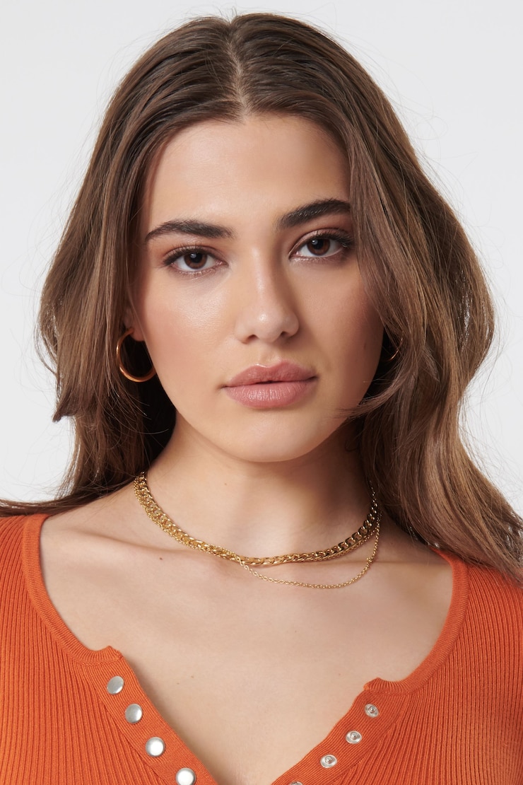 Collier à chaînes superposées