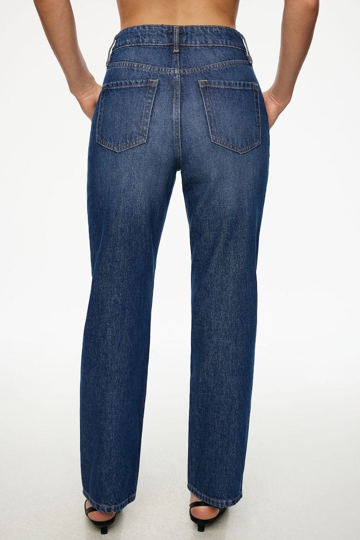 Justina Straight Jeans Medium Indigo / Highland large