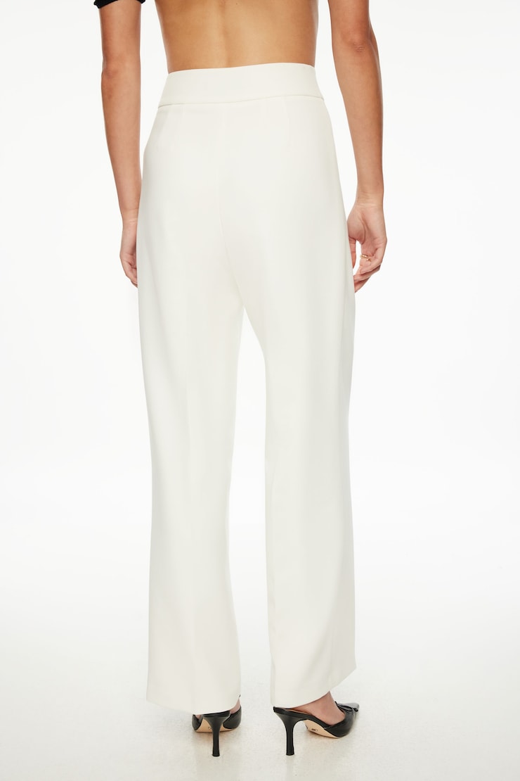 Straight Leg Relaxed Pants Bright White large