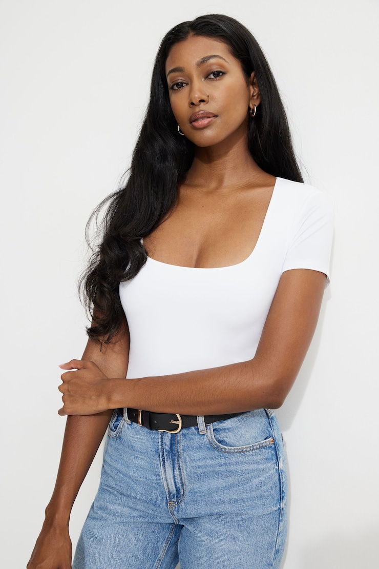 Sculpt Scoop Neck Bodysuit