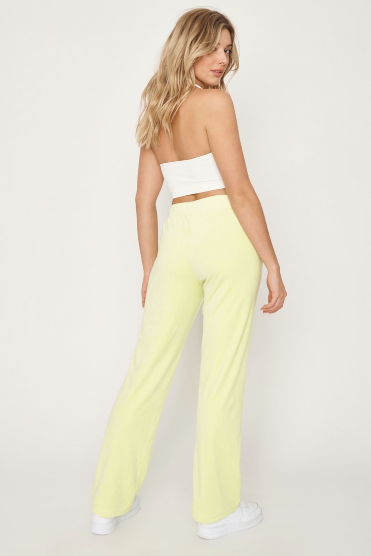 Jogging en velours à jambe évasée JUICY COUTURE