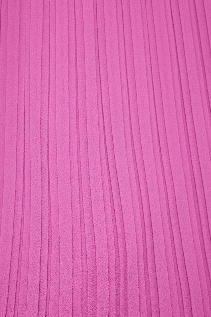 Haut licou à plis Mauve clairière large