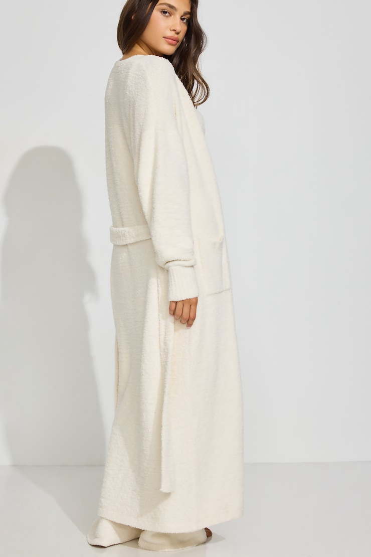 Robe de chambre pelucheuse