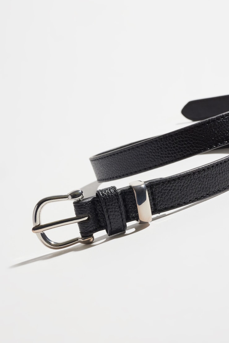 Mini Classic Belt Silver/Black large