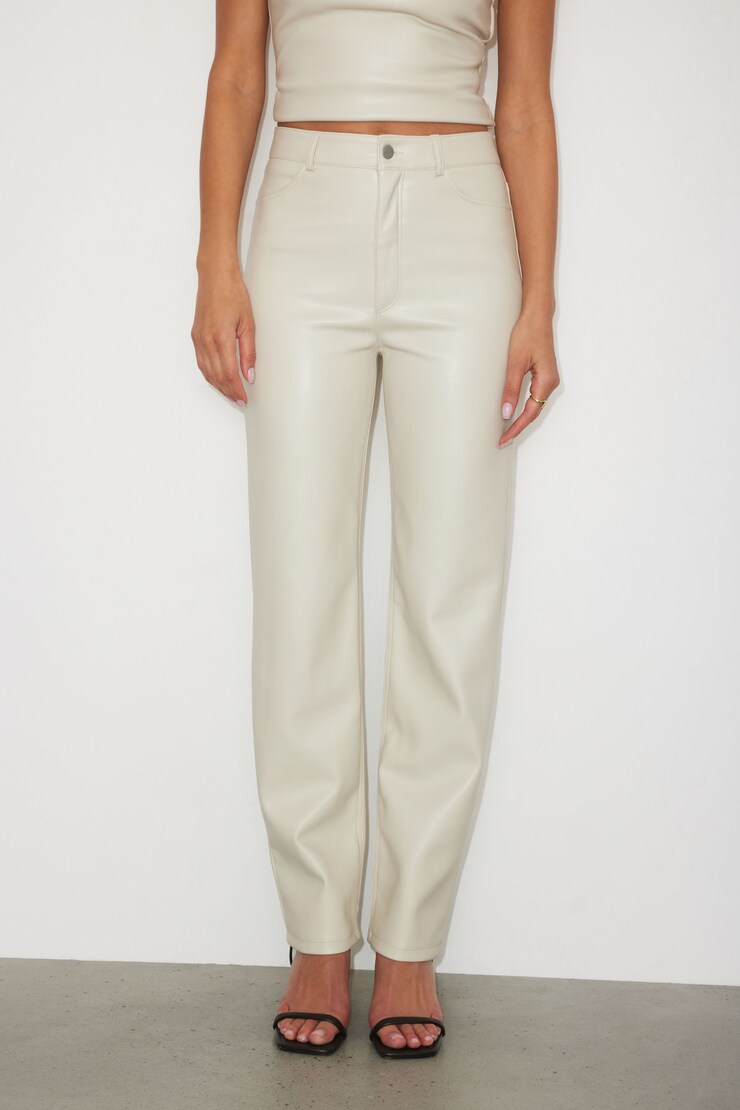Yasmin Linen Straight Leg Pants-Test 767/769 Rainy Day Beige large