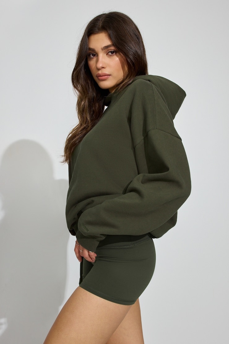 UltraFleece Hoodie, Martini Green, large