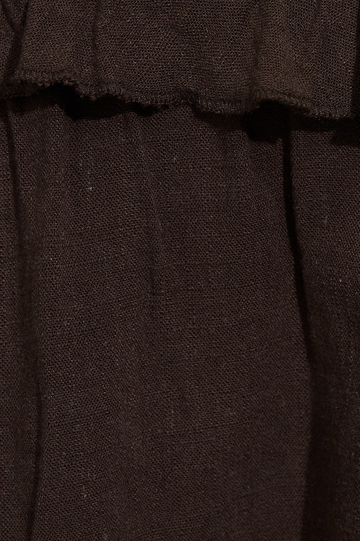 Strappy Peplum Cami Top, Armadillo Brown, large