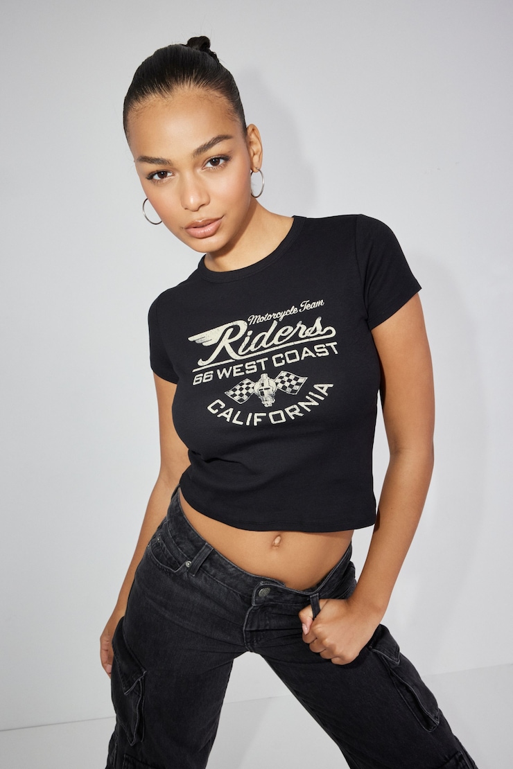 Baby Tee Black | Garage