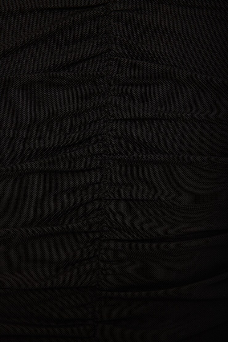 Minirobe Gigi en maille, Noir encre, large