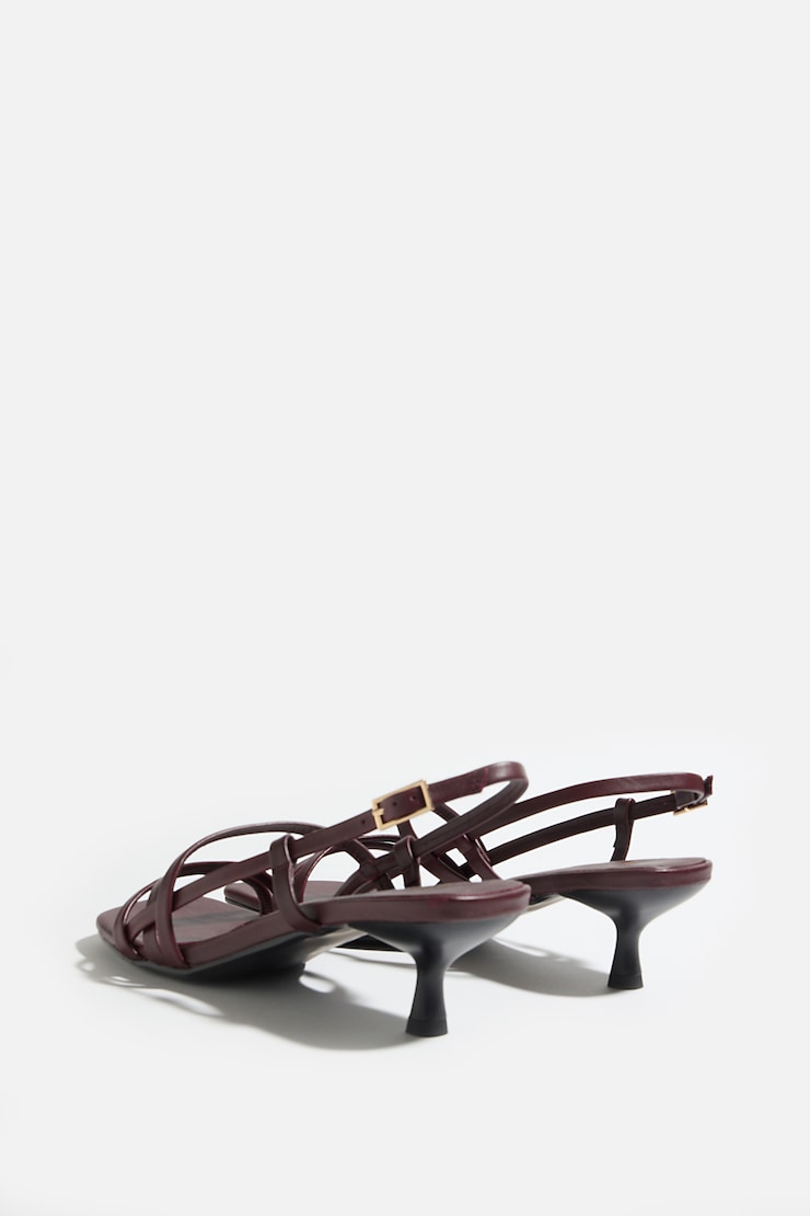 VAGABOND | Jonna Heeled Sandals Cherry Red Leather large