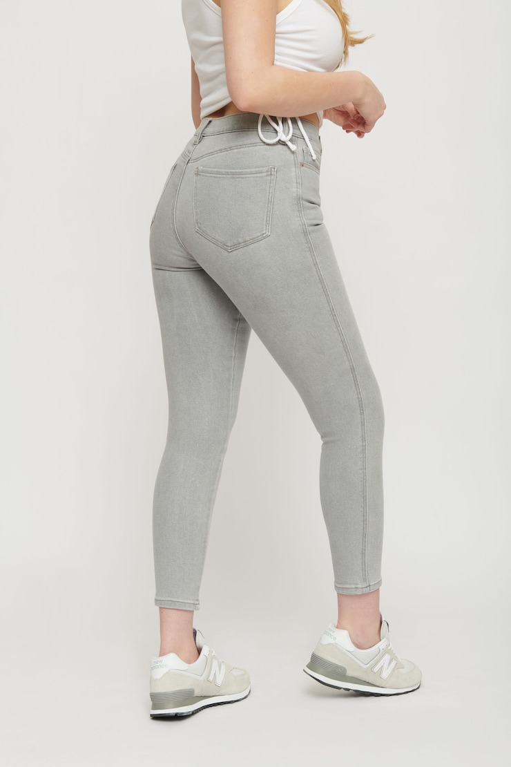 Kate High Waist Skinny Ankle Jeans Perfect Grey large