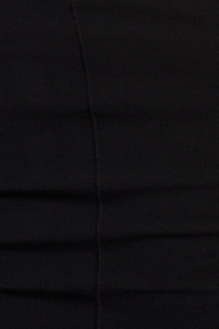 Soft Scoop Long Sleeve Top, Jet Black, large