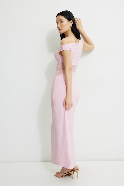 dynamite sheer dress Dynamite (Un)Filtered Capsule: Shop Sheer Dresses, Satin Maxi Dresses