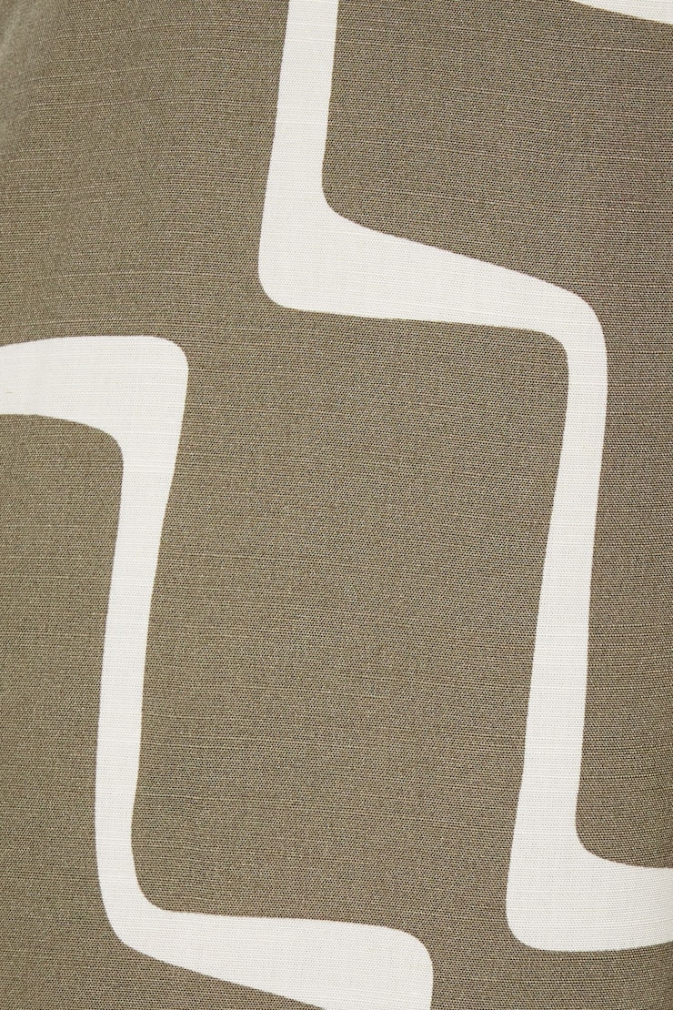 Flo Wide Leg Linen Pants Khaki Wave large