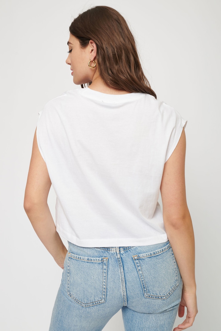Loose Muscle Tee Bright White large