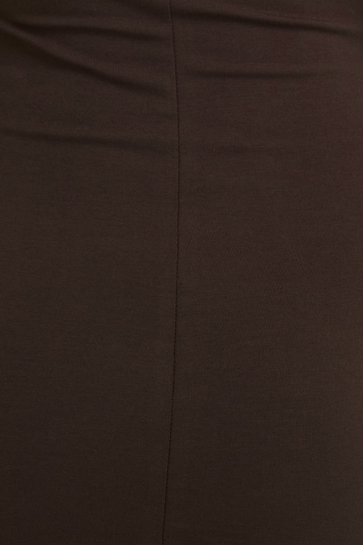 Katia Ruched Jersey Mini Dress Java Brown large