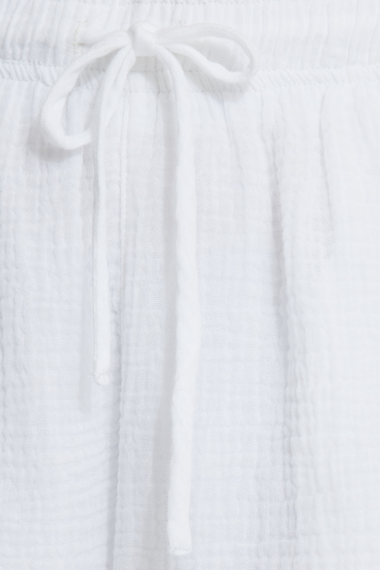 Pull On Gauze Shorts Bright White large