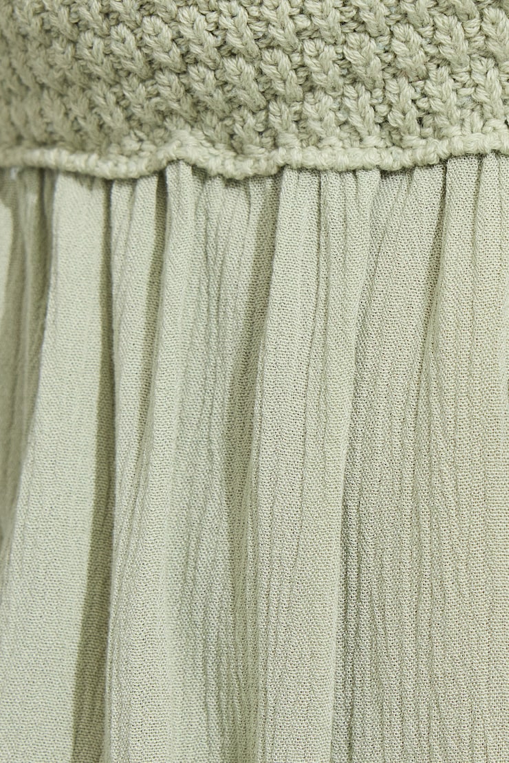 Mix Media Tank Top, Desert Sage Green, large