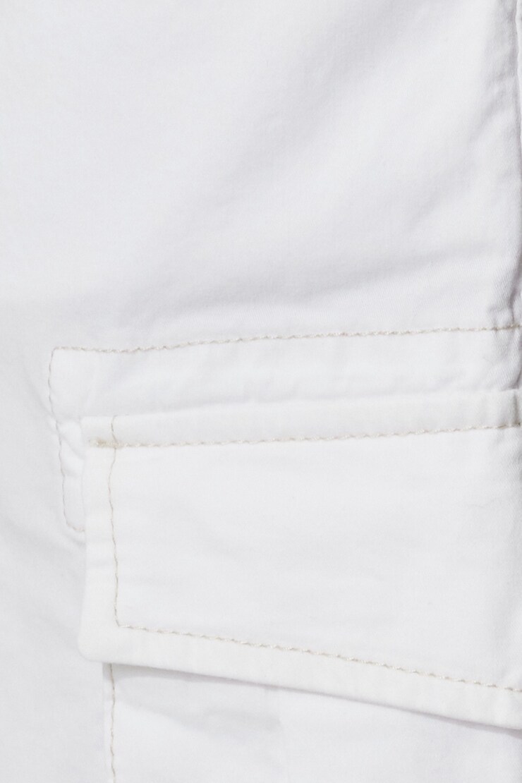 Long Cargo Shorts, Bright White, large