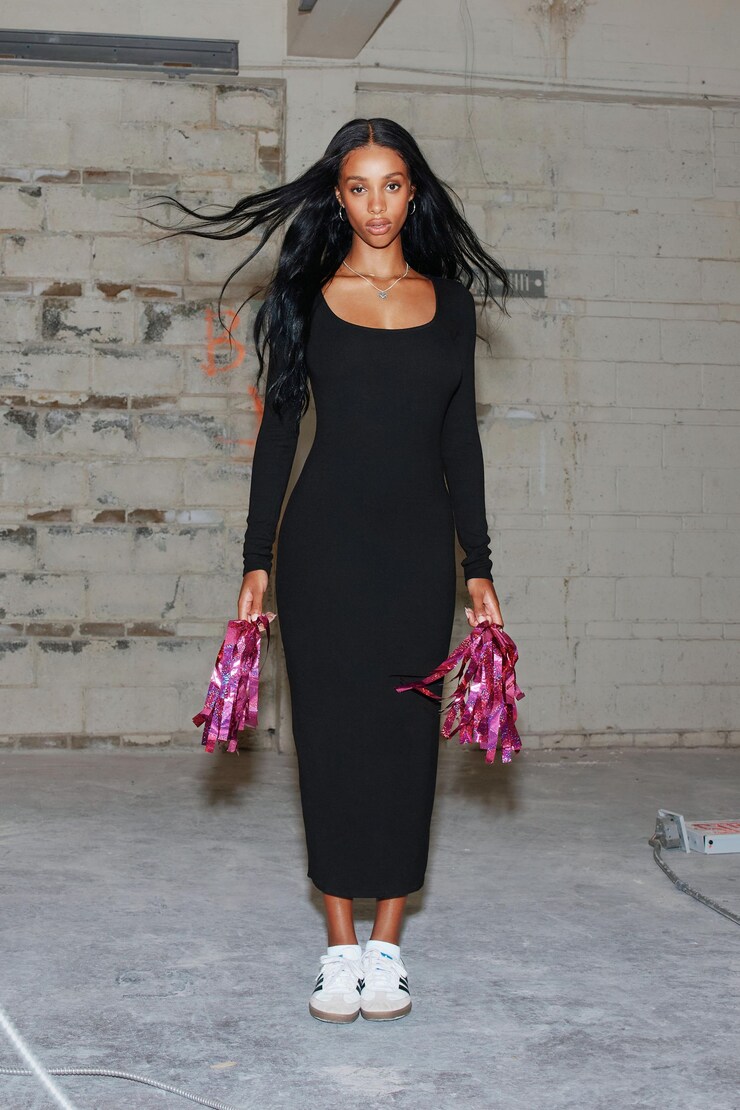 Stassi Scoop Neck Maxi Dress, Jet Black, large