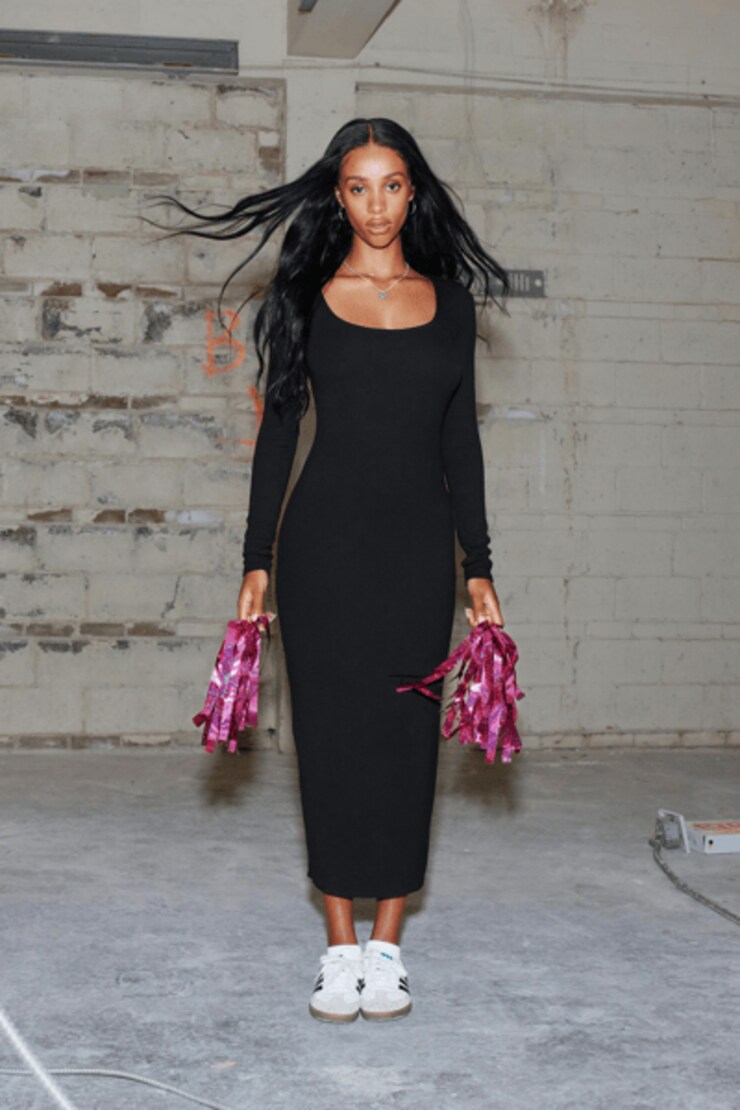 Stassi Scoop Neck Maxi Dress, Jet Black, large