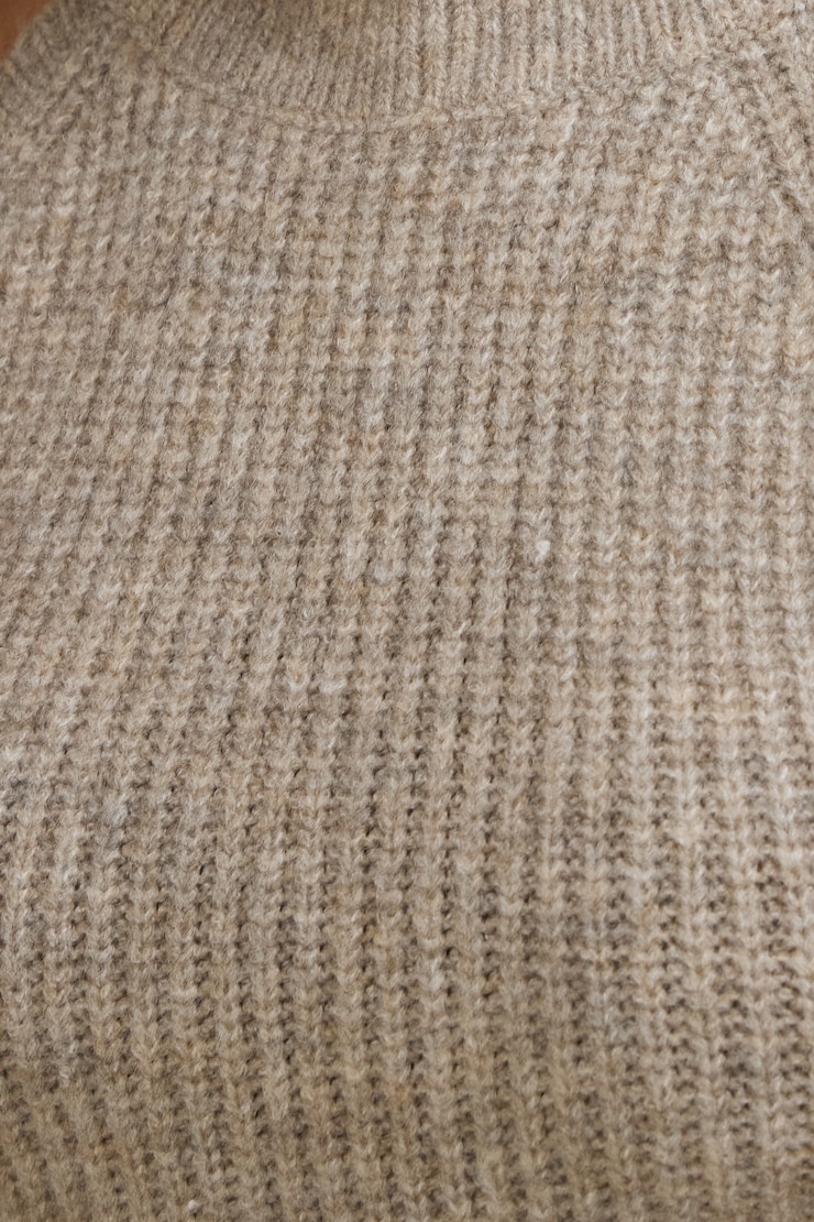 Mock Neck Sweater Halter Top