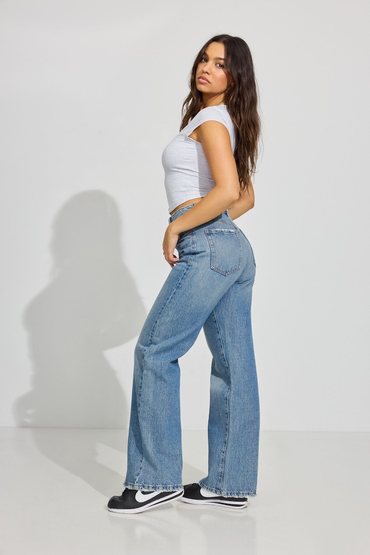 Wide Leg Jean - Rachel Blue, Rachel Blue, large