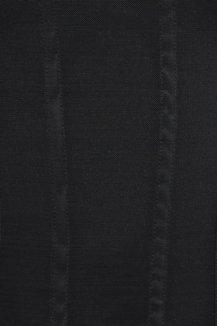 Mesh Longline Tube Corset, Jet Black, large