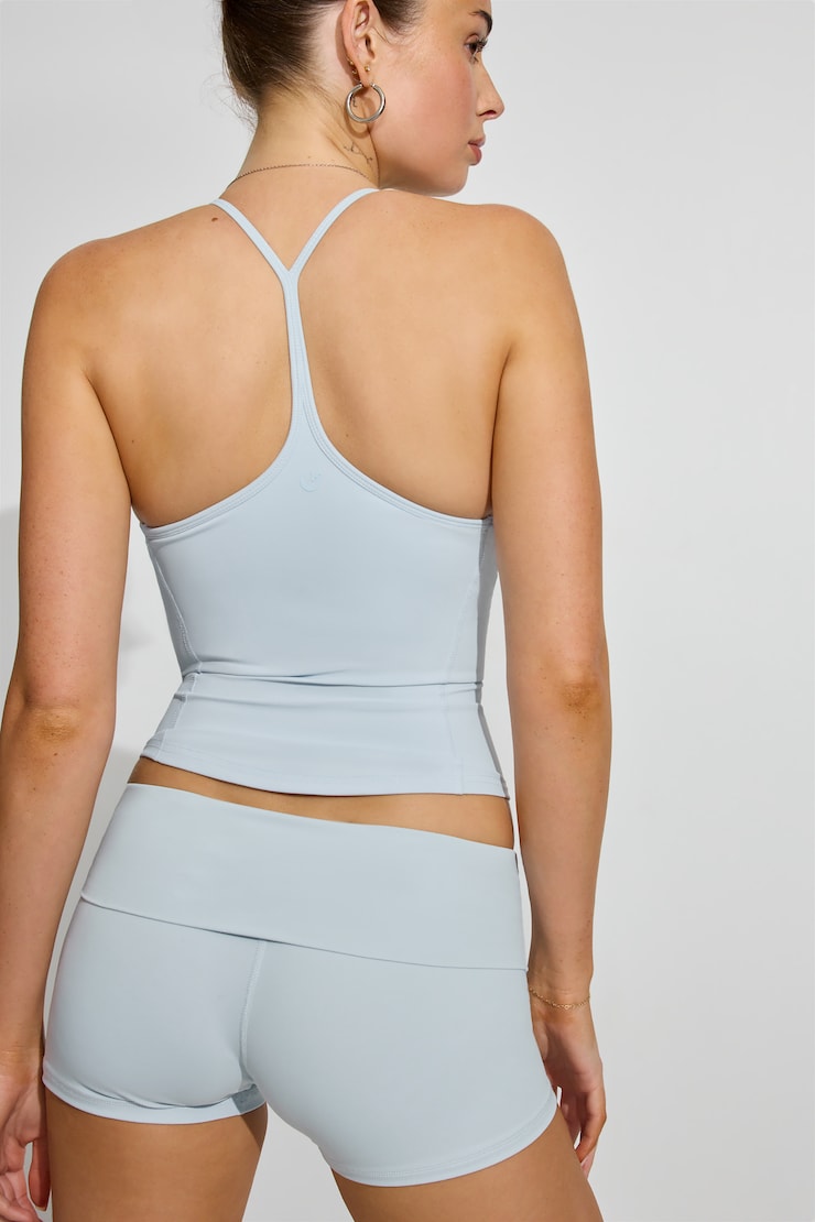 Active Y-Back Tank Top, Soft Blue, large
