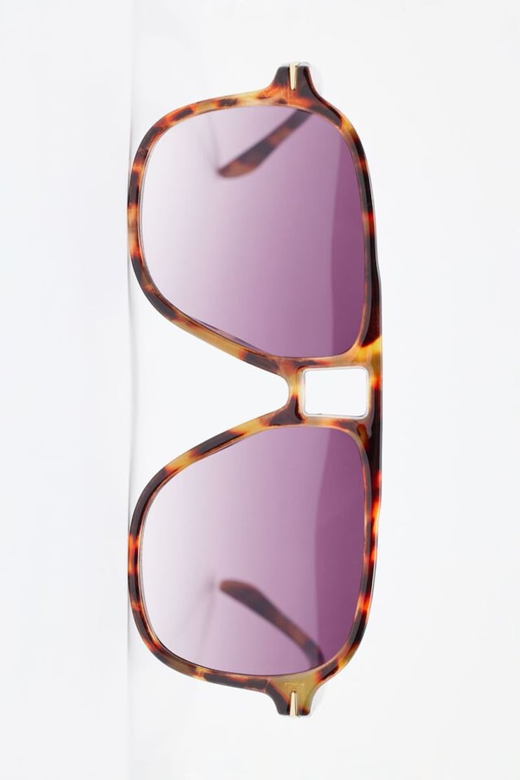 Oversized Navigator Sunglasses Brown Tortoise large