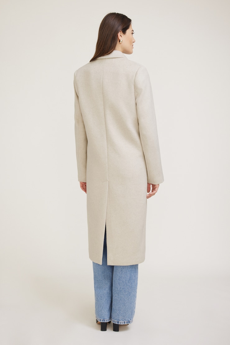 Oversized Double Breasted Wool Coat