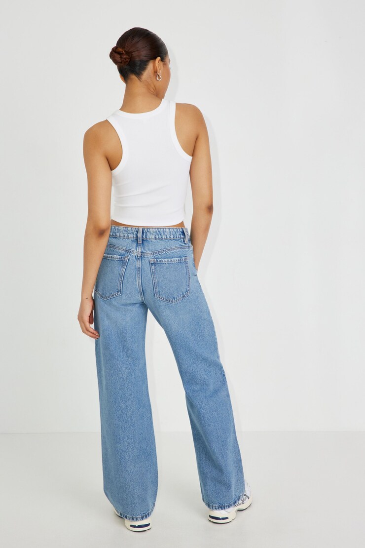 Wide Leg Jean, Trisha Blue, large
