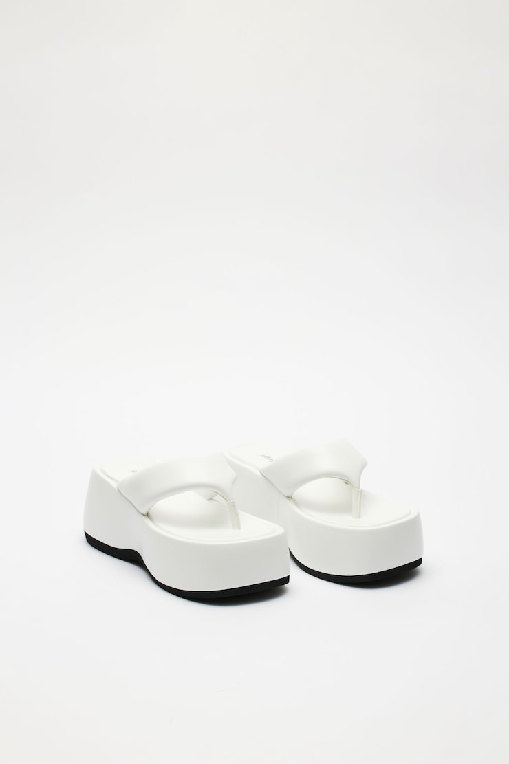 JEFFREY CAMPBELL - Sandales Crybaby, Blanc, large