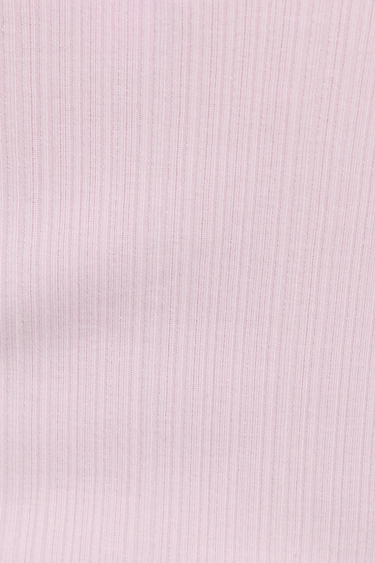 Plunge Keyhole Tank Top, Light Pink, large