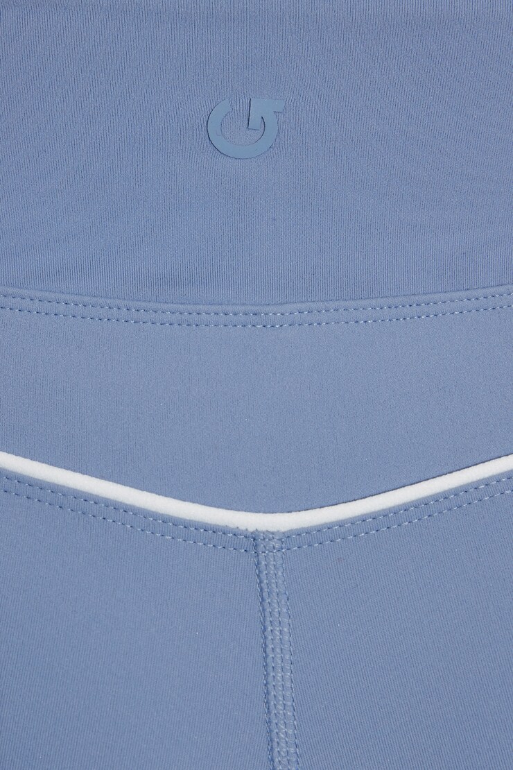 SoftActive Flare Leggings With Piping, English Manor Blue, large