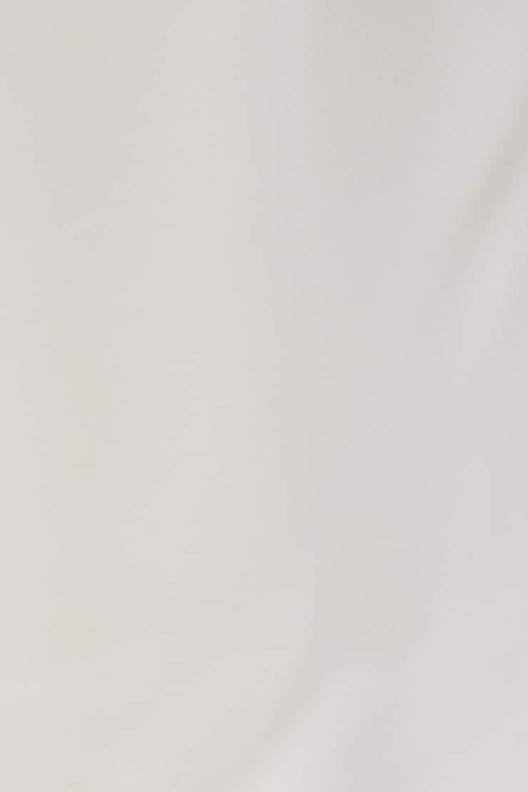 Jupe midi en satin et dentelle Crème sel de mer large