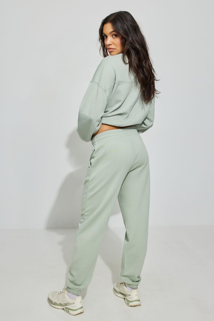 90s Jogger, Macaroon Mint Green Garment Dye, large