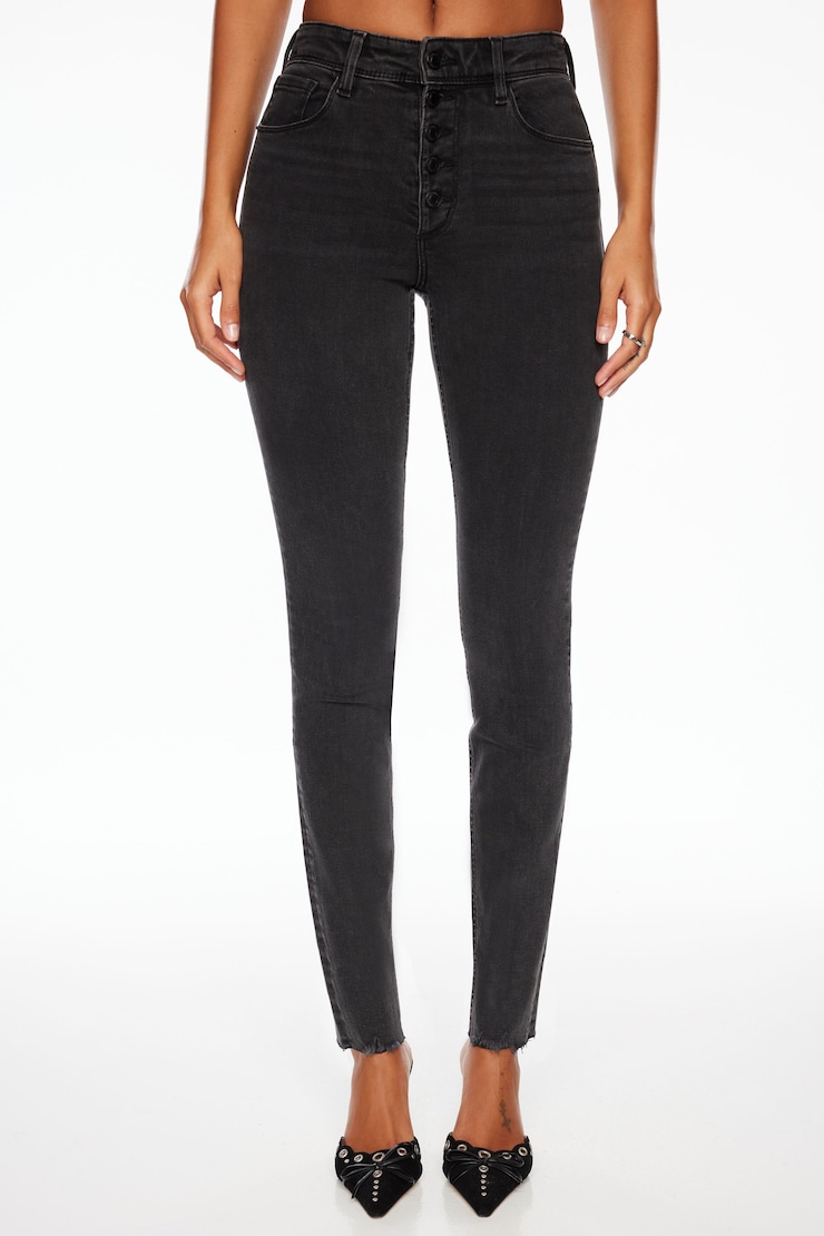 Kate Skinny Jeans Medium Dark Black large