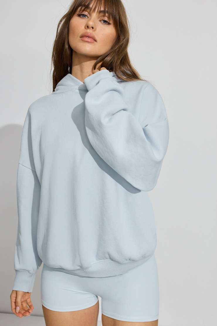 UltraFleece Hoodie, Soft Blue, large