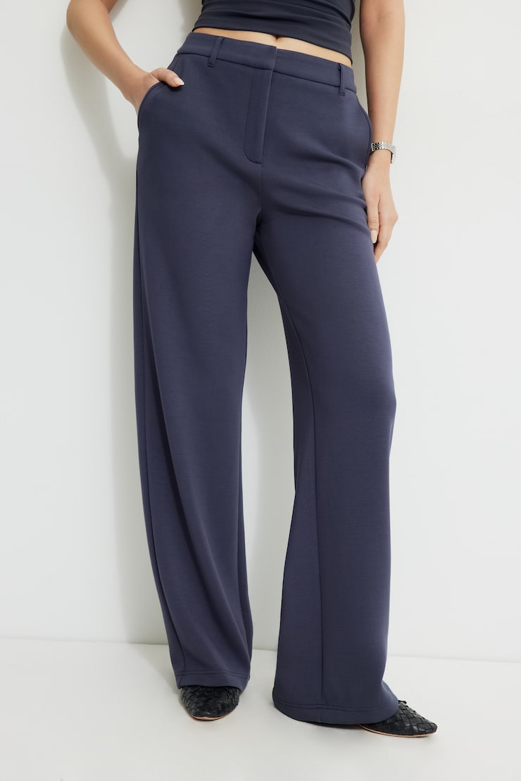 Anywear Straight Leg Pants India Ink Grey large