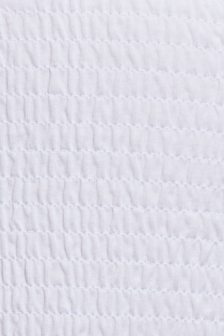 Vera Smocked Tube Top White | Garage