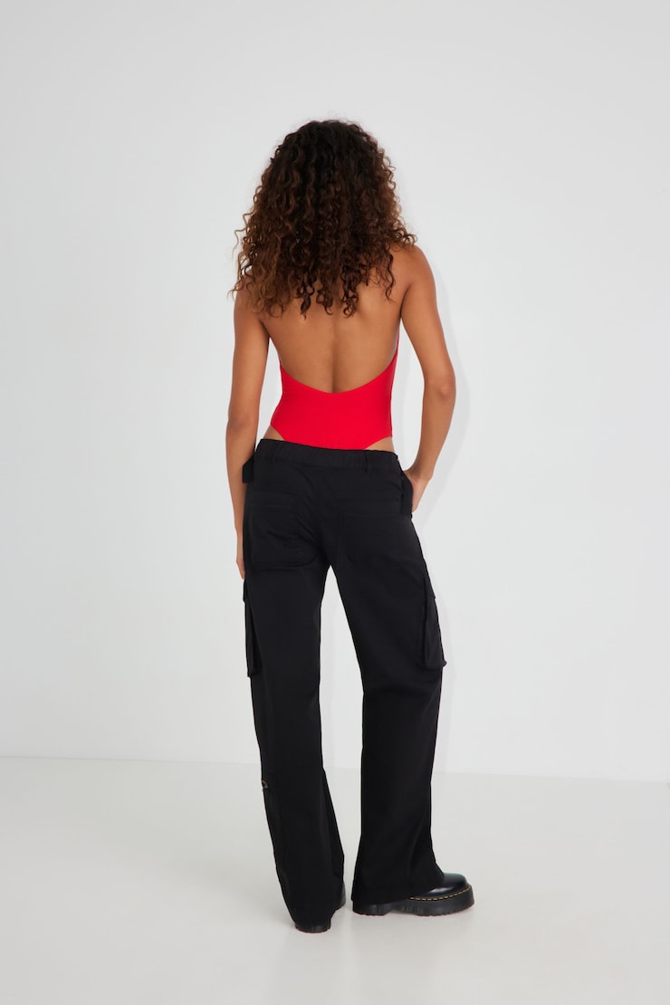 Rowan Wide Leg Cargo, Jet Black, large