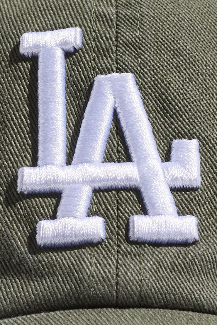 '47 BRAND | Los Angeles Clean Up Cap Moss Green/White  large